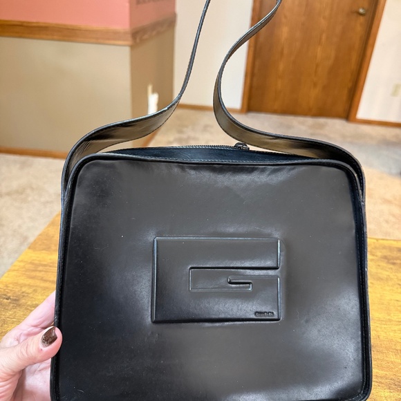 Gucci Black Leather Tom Ford Handbag w\COA - Picture 1 of 9